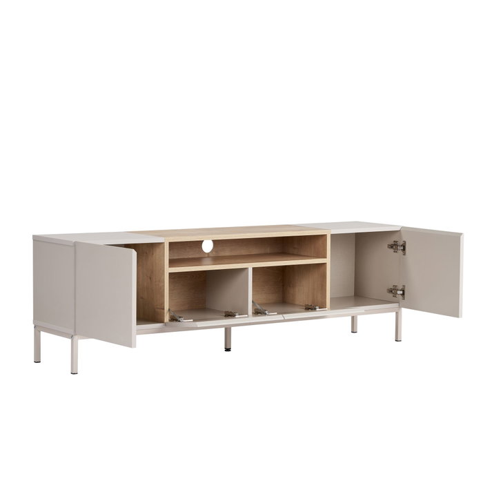 Nordure Soporte para TV Sandstone y Sapphire Oak
